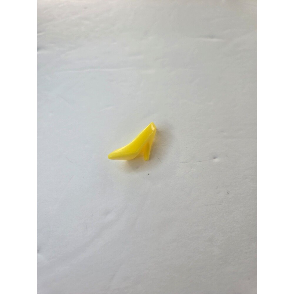 MATTEL Barbie Pumps Yellow Classic Pointy High Heel Heels